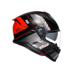 AGV K7 MPLK Kyber Matt Black/Red Helmet