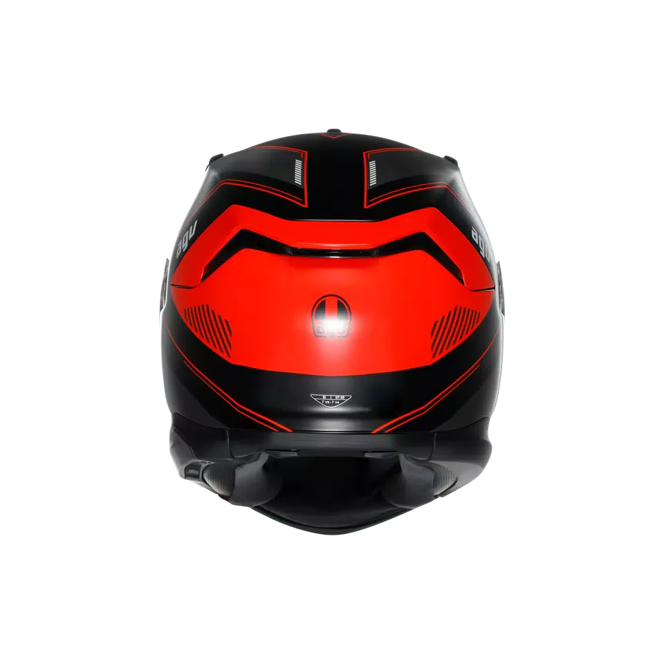 AGV K7 MPLK Kyber Matt Black/Red Helmet