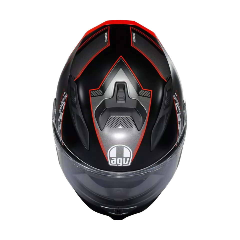 AGV K7 MPLK Kyber Matt Black/Red Helmet