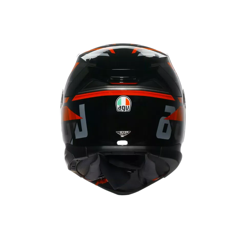 AGV K7 MPLK Taurax Black/Red Helmet