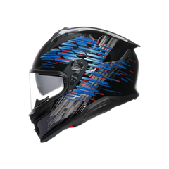 AGV K7 MPLK Genisys Matt Black/Blue/Grey Helmet