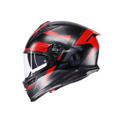 AGV K7 MPLK Glimpse Matt Black/Red Helmet