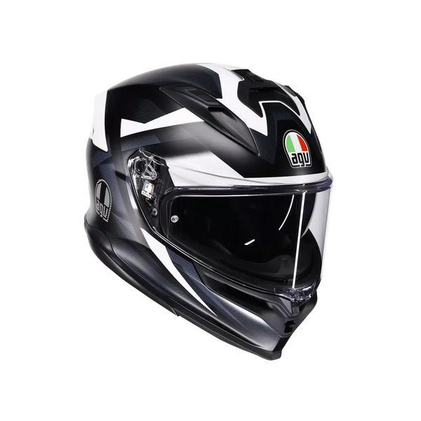 AGV K7 MPLK Glimpse Matt Black/White Helmet