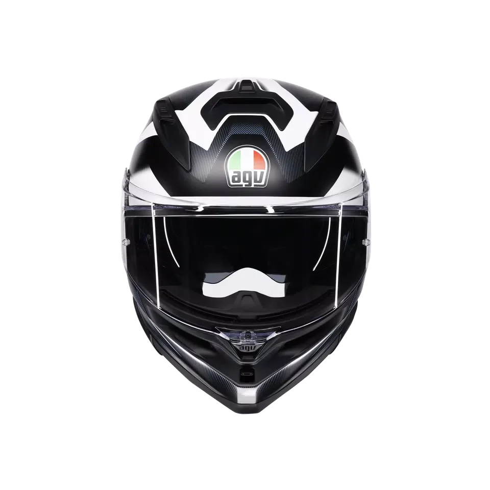AGV K7 MPLK Glimpse Matt Black/White Helmet