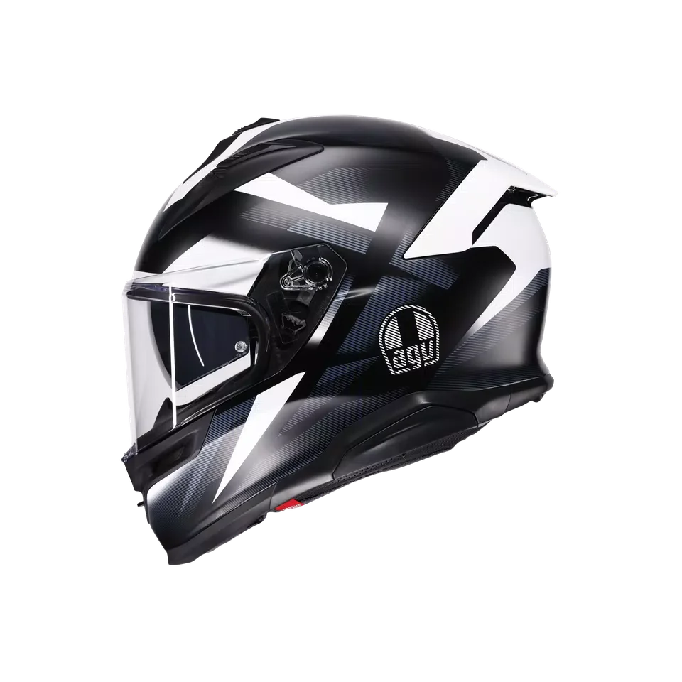 AGV K7 MPLK Glimpse Matt Black/White Helmet