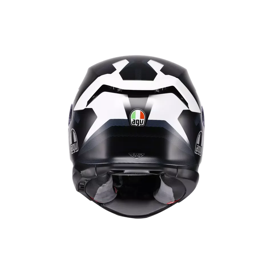 AGV K7 MPLK Glimpse Matt Black/White Helmet