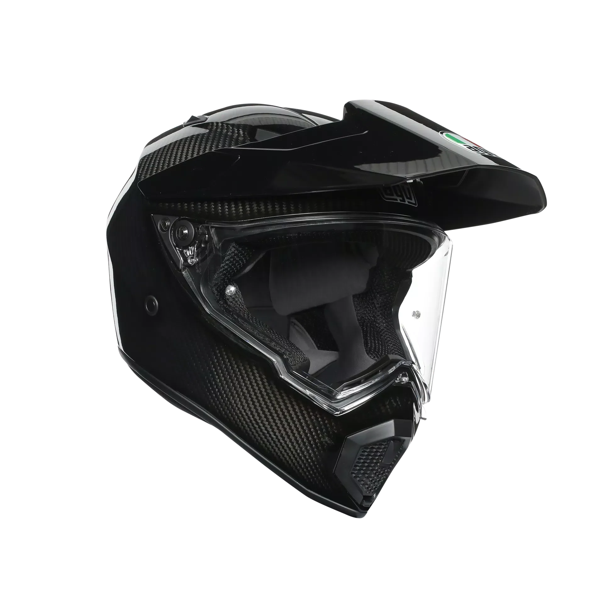 AGV AX9 Helmet - Mono Glossy Carbon