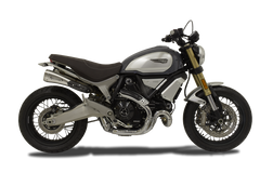 HP Corse Hydroform Corsa Short Slip-On Exhaust For Ducati Scrambler 1100