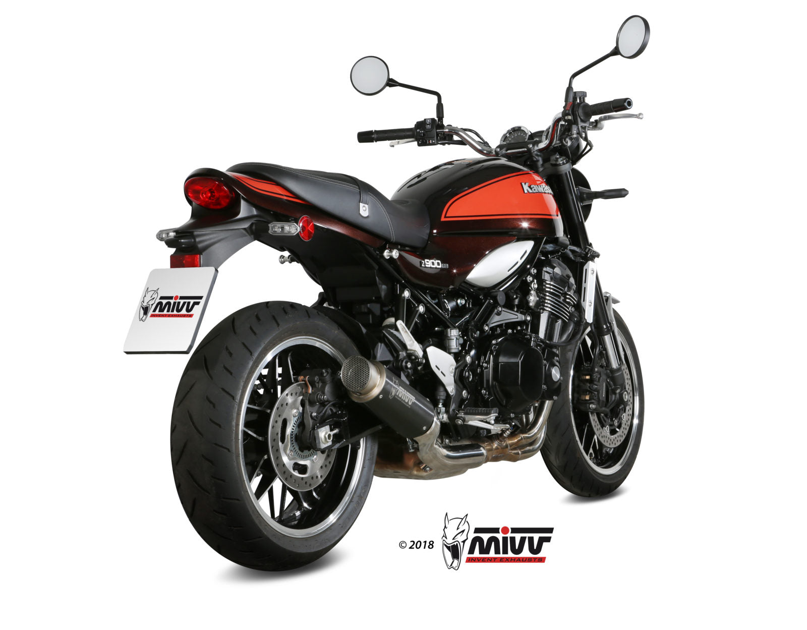 Mivv GP Pro Slip-On Exhaust for Kawasaki Z900RS 2018-22