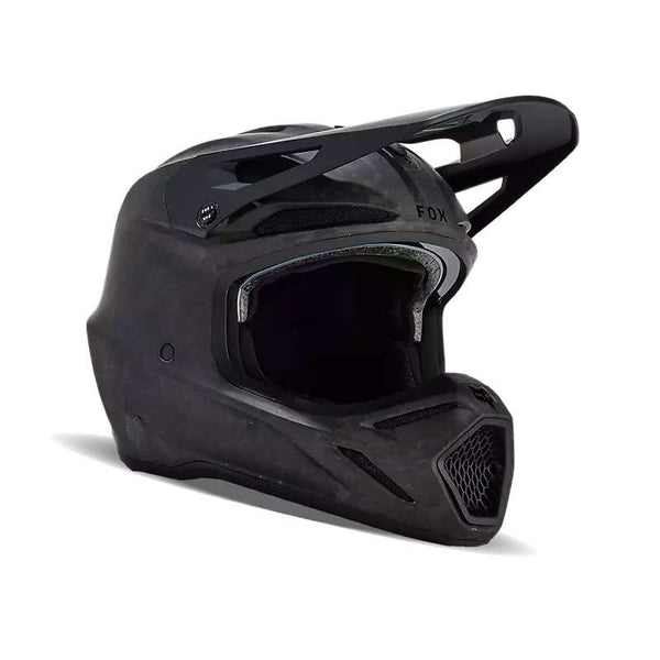 Fox V3 Rs Carbon Helmet Black Matt