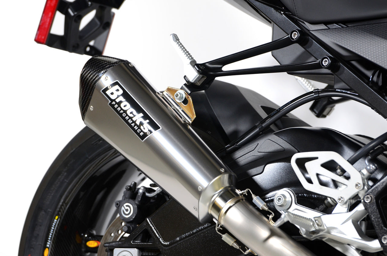 Brocks CT Single Full System w/ 16" Muffler for BMW S 1000 R