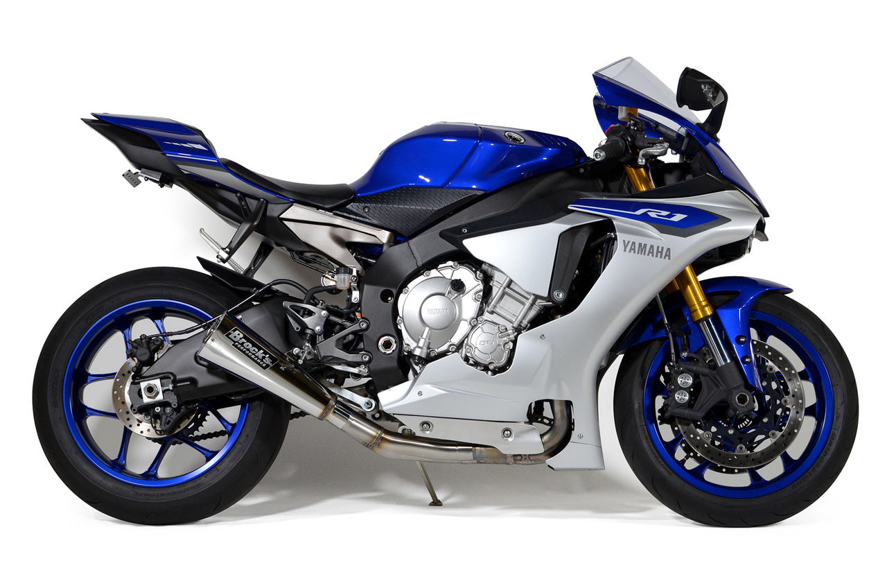 Brocks Single Alien Head Slip-On for Yamaha R1