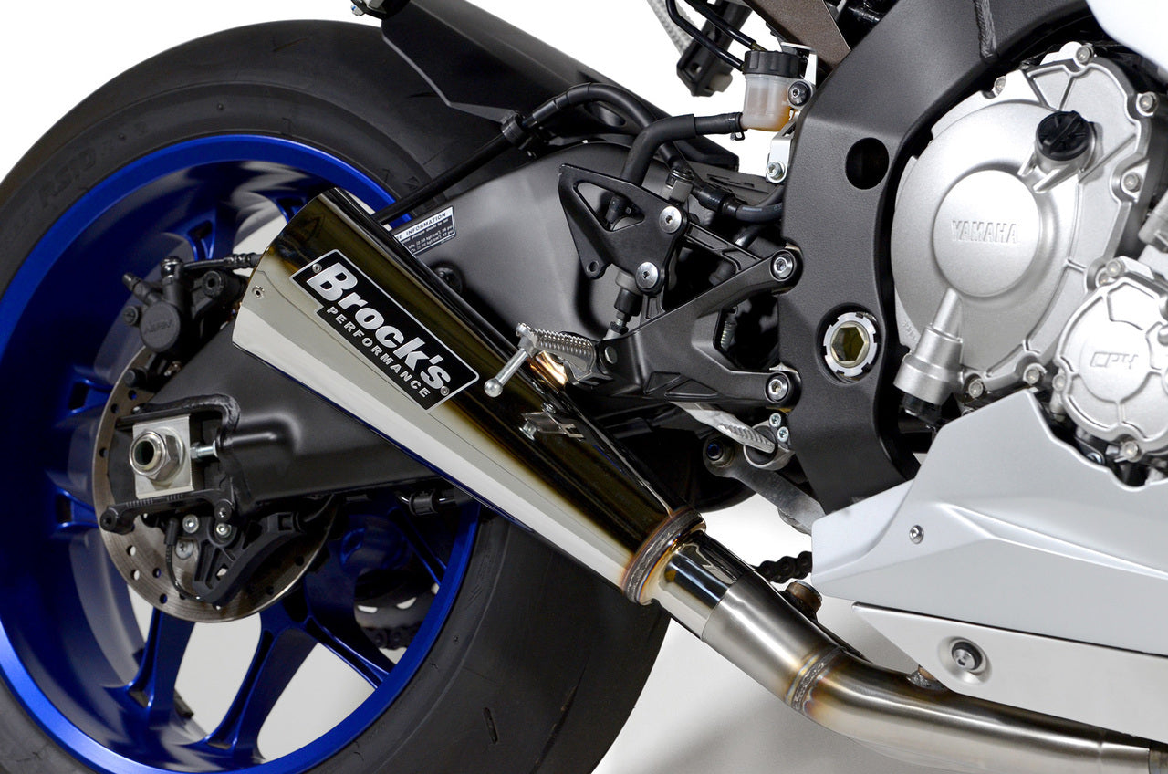 Brocks Single Alien Head Slip-On for Yamaha R1