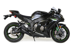 Brocks Alien Head 2 Full Exhaust System Black 14" Muffler for Kawasaki ZX-10R