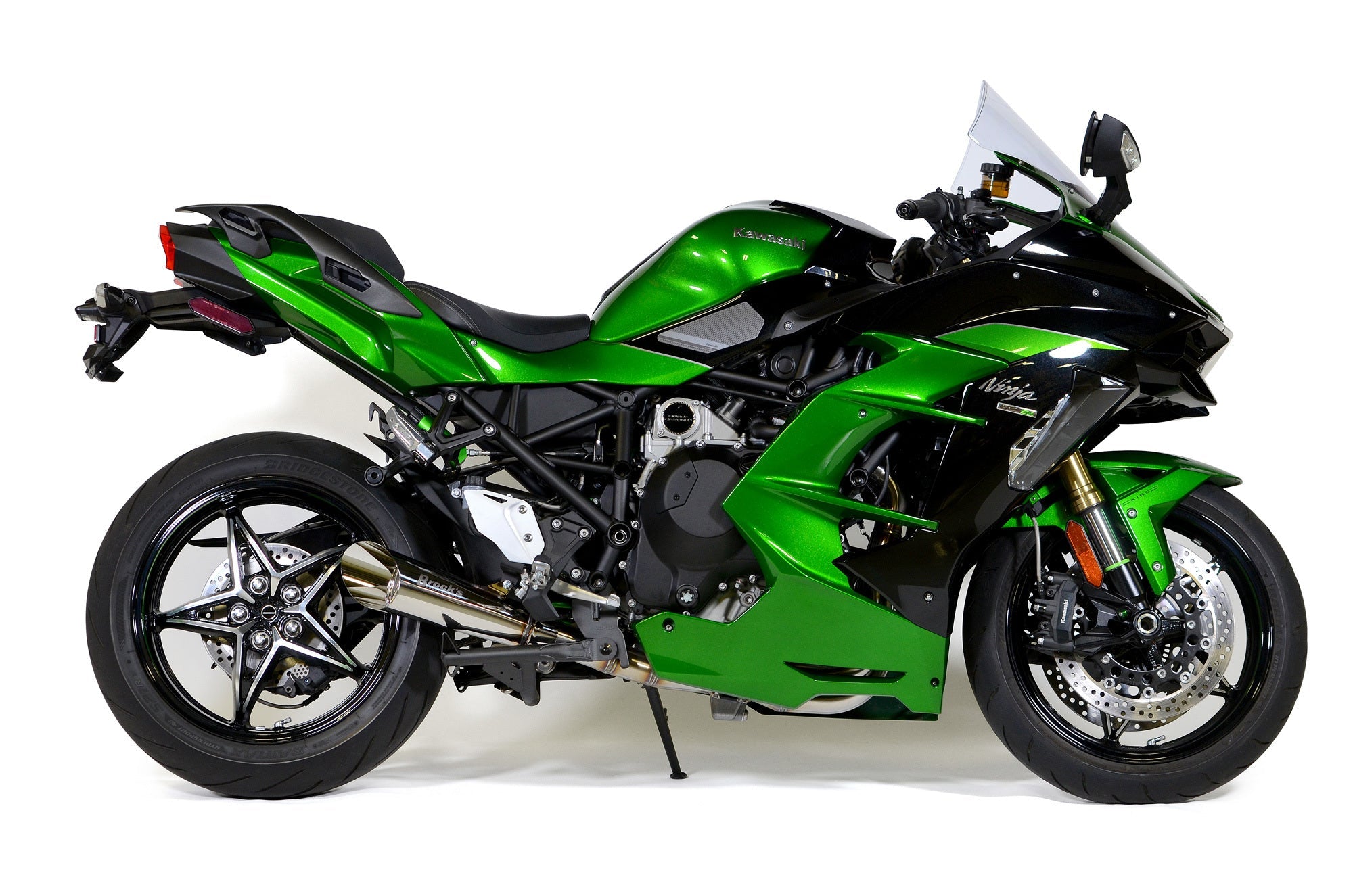 Brocks Slash Cut Full Exhaust System for Kawasaki Ninja H2 SX