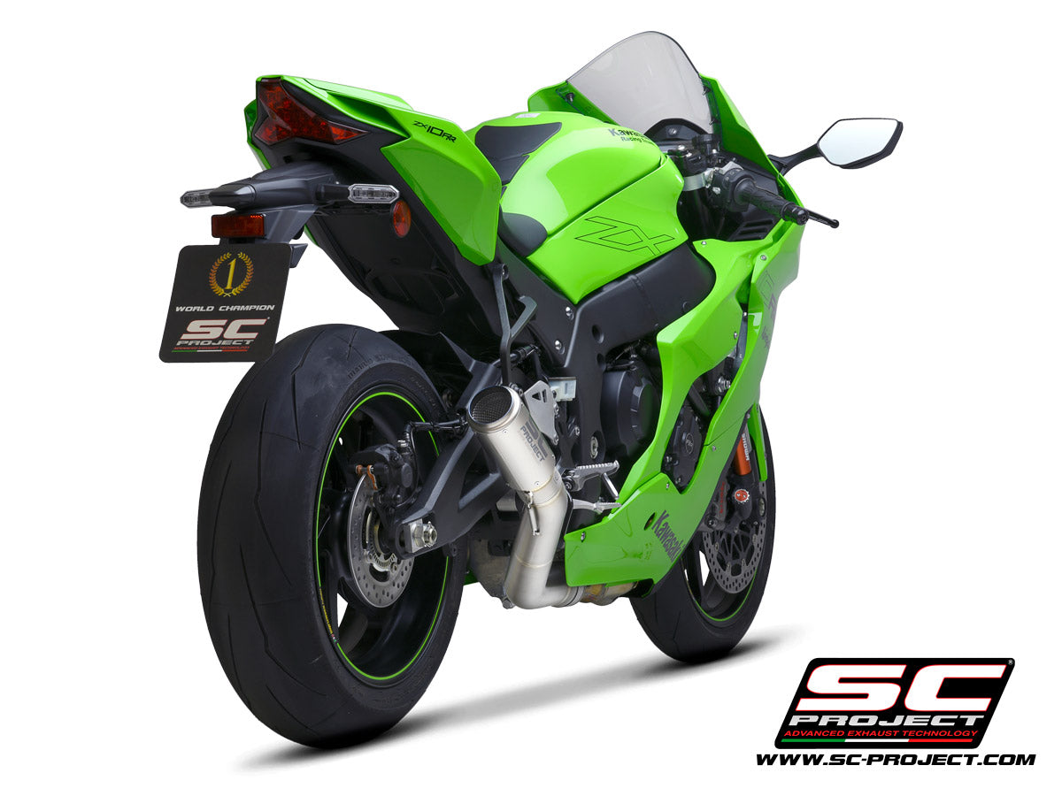 SC Project CR-T Slip-On Exhaust for Kawasaki ZX-10R 2021-23