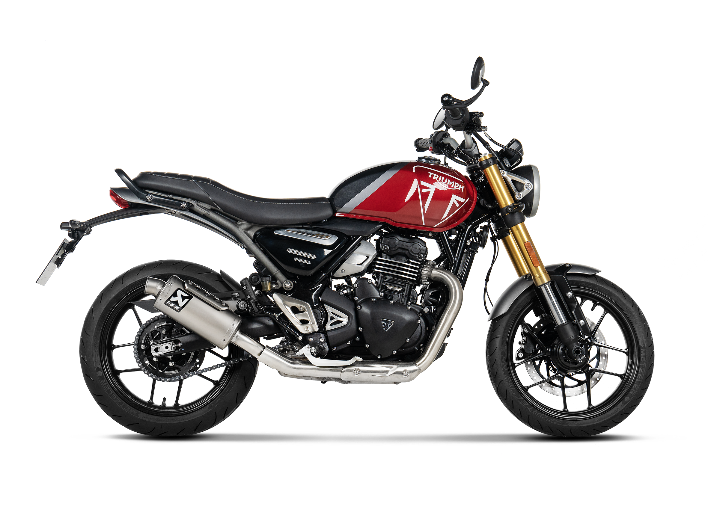 Akrapovic Titanium Slip-On Exhaust for Triumph Speed 400