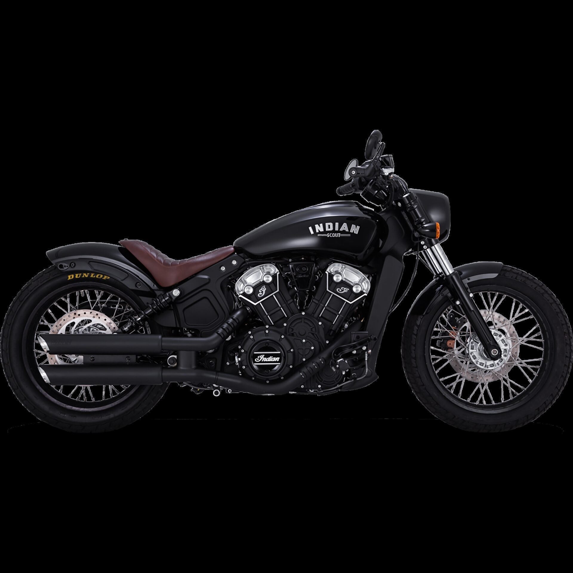 Vance and Hines Twin Slash 3″ Slip-On Exhaust for Indian Scout Bobber