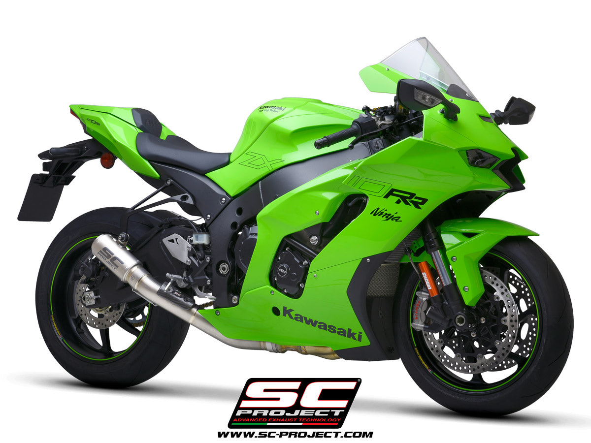 SC Project CR-T Slip-On Exhaust for Kawasaki ZX-10R 2021-23