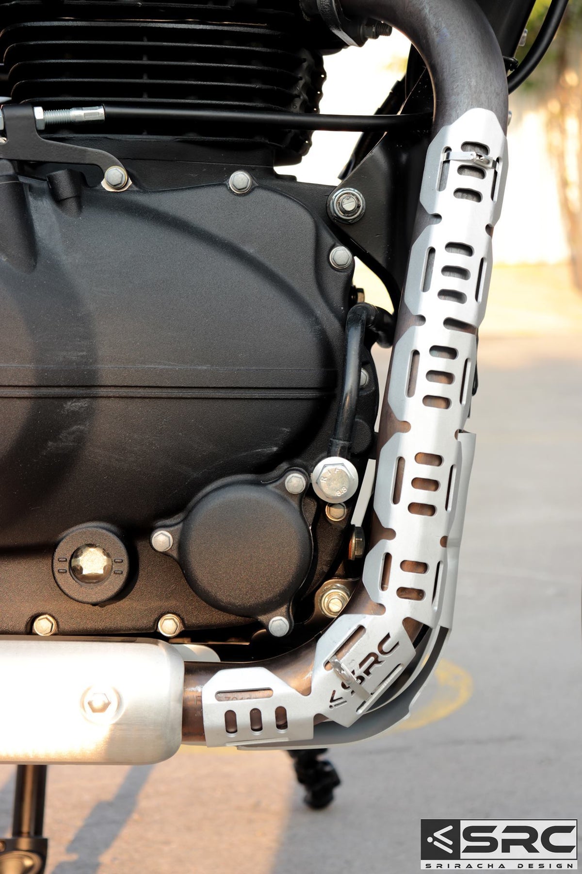 SRC Exhaust Head Pipe Guard for RE Himalayan