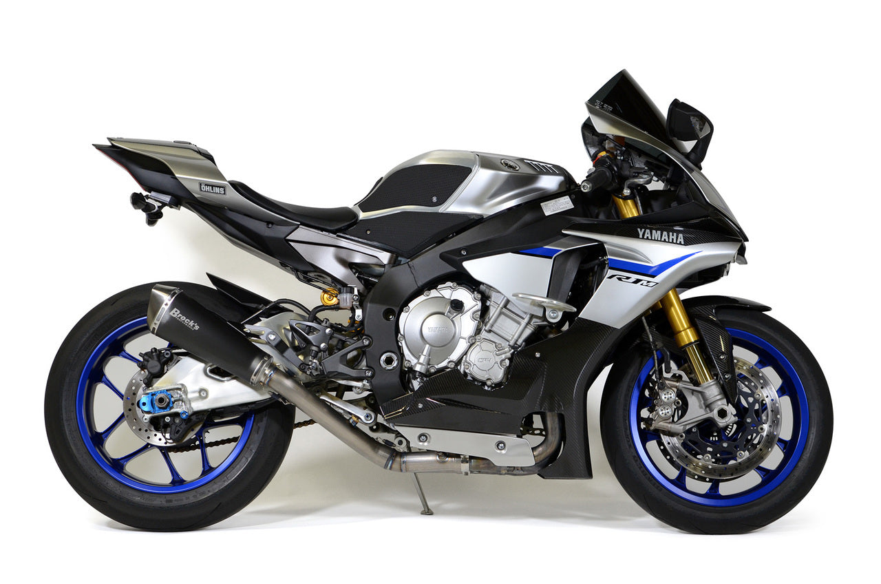 Brocks Predator Slip-On w/ Electro-Black Stainless Muffler for Yamaha R1