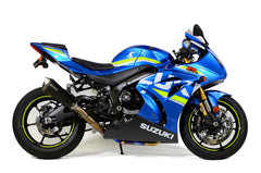 Brocks Predator Full Exhaust System - Ti Front Section w/ Electro-Black Muffler for Suzuki GSXR 1000