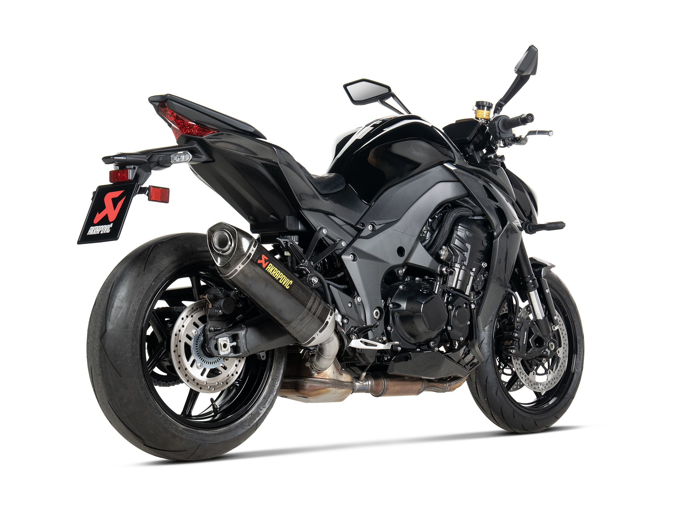 Akrapovic Carbon Fibre Slip-On Exhaust for Kawasaki Z1100