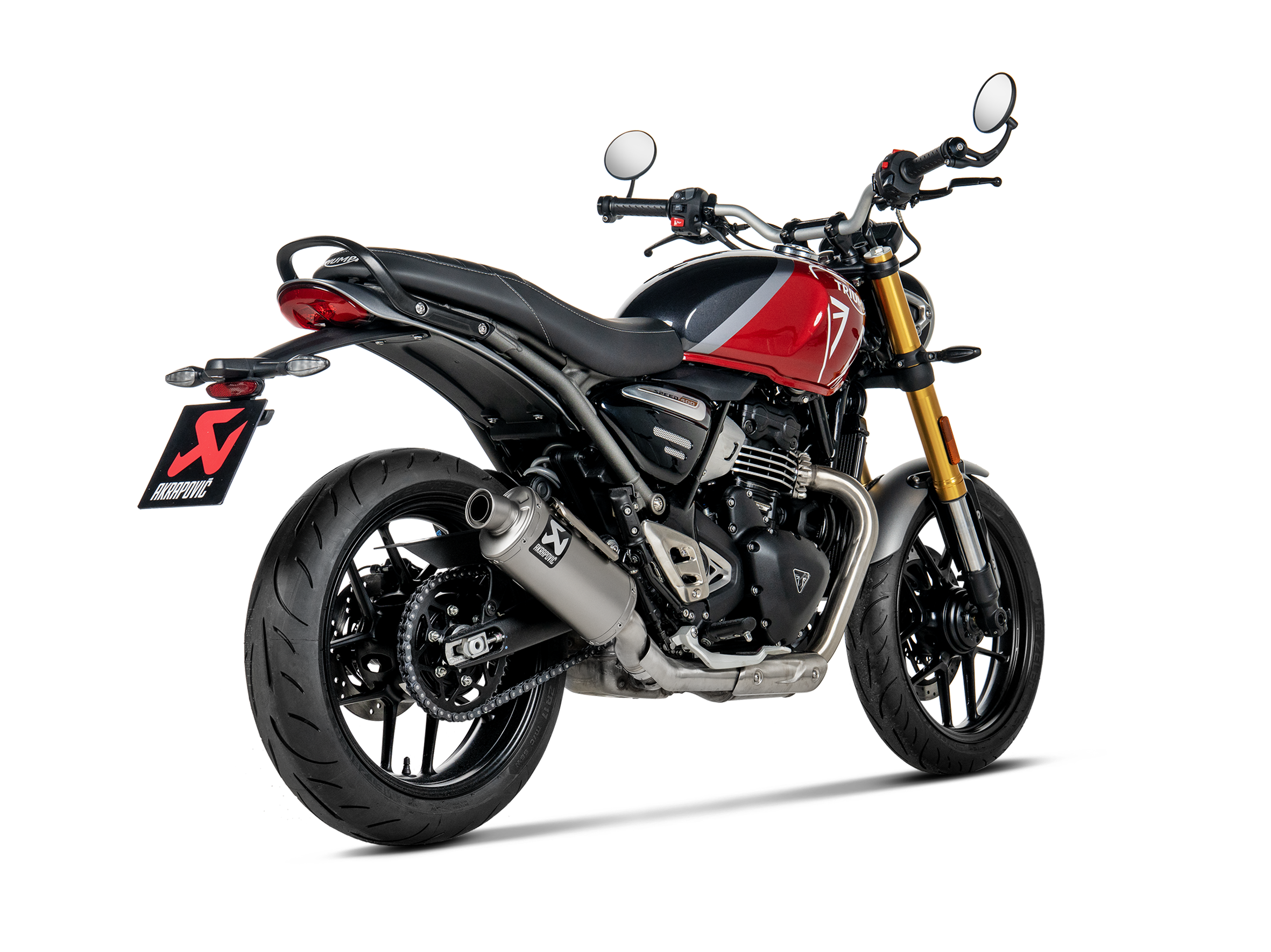 Akrapovic Titanium Slip-On Exhaust for Triumph Speed 400