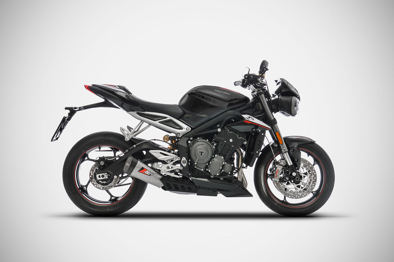 ZARD Slip-On Exhaust for Triumph Street Triple 765 2017-19
