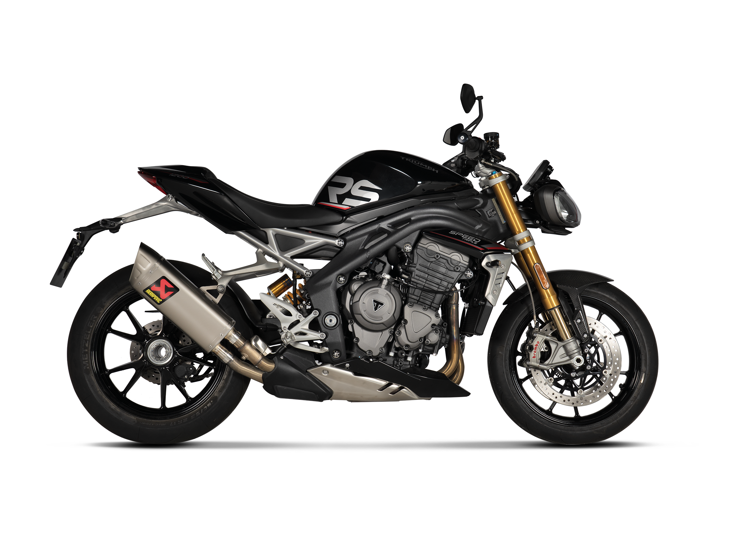 Akrapovic Titanium Slip-On Exhaust for Triumph Speed Triple 1200 RS