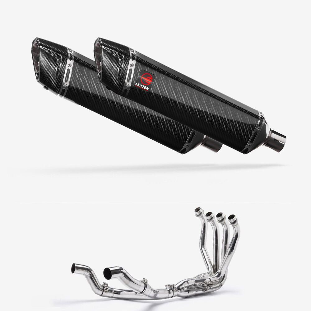 Lextek Carbon Fibre SP7C Twin Full Exhaust System for Kawasaki Ninja 1000SX