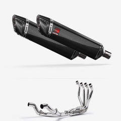 Lextek Carbon Fibre SP7C Twin Full Exhaust System for Kawasaki Ninja 1000SX