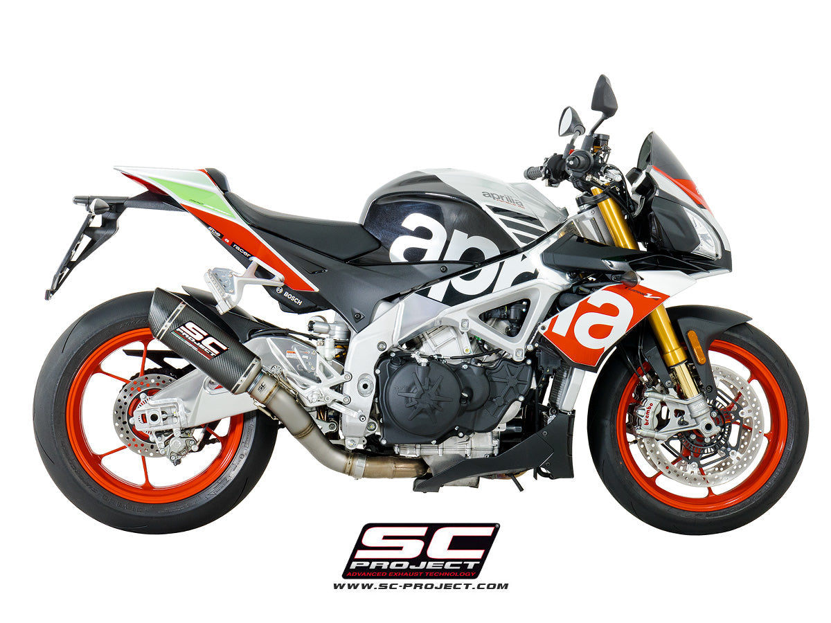 SC Project Oval Slip-On Exhaust for Aprilia Tuono V4 1100 RR