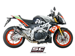 SC Project Oval Slip-On Exhaust for Aprilia Tuono V4 1100 RR