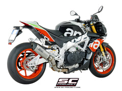 SC Project Oval Slip-On Exhaust for Aprilia Tuono V4 1100 RR