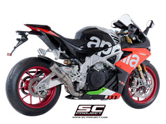SC Project CR-T Slip-On Exhaust for Aprilia RSV4 RF
