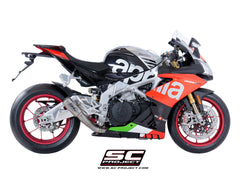 SC Project CR-T Low Position Slip-On Exhaust for Aprilia RSV4 RR