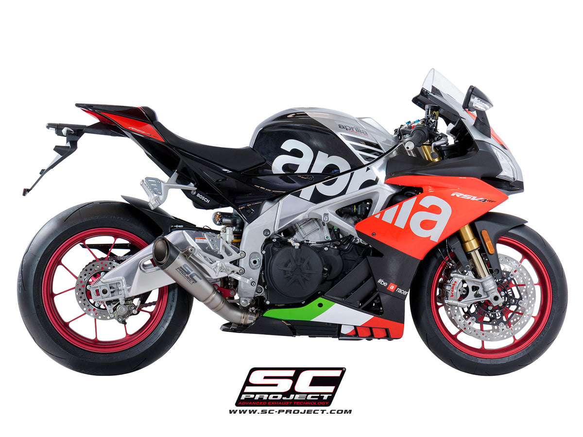 SC Project S1 Slip-On Exhaust for Aprilia RSV4 RF