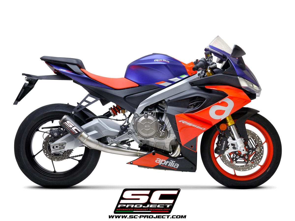 SC Project CR-T Full Exhaust System Race For Aprilia RS 660 (2020-22)