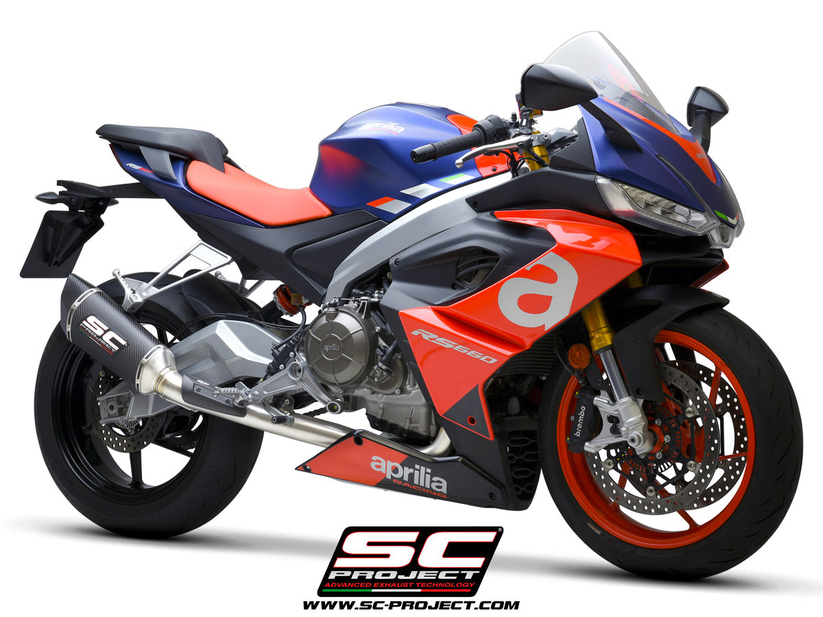 SC Project CR-T Full Exhaust System Stainless For Aprilia RS 660 20-22