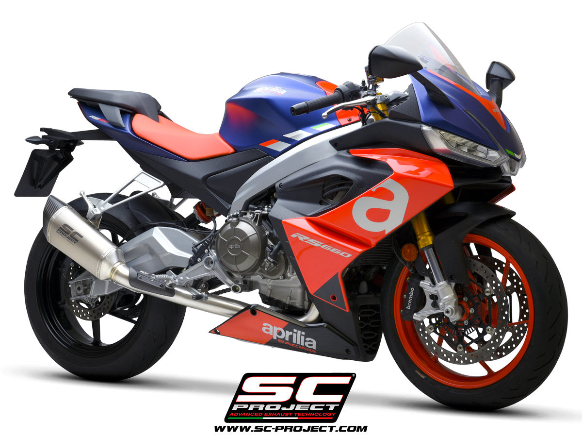SC Project CR-T Full Exhaust System Stainless For Aprilia RS 660 20-22