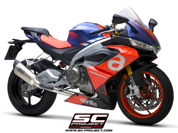 SC Project CR-T Full Exhaust System Stainless For Aprilia RS 660 20-22