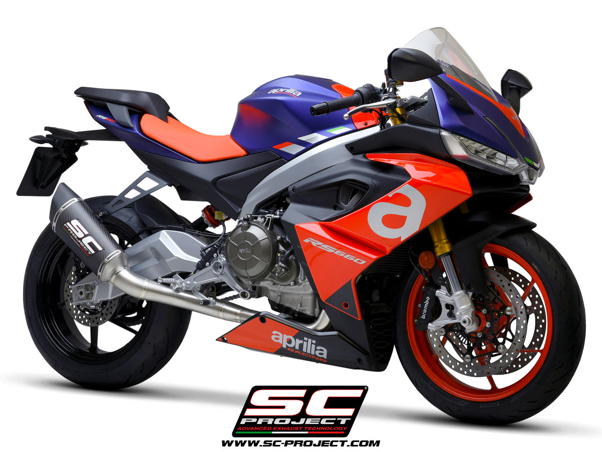 SC Project SC1-R Full Exhaust System Race For Aprilia RS 660 (2020-22)