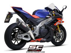 SC Project SC1-R Slip-On Exhaust For Aprilia RSV4 350mm - 2021-23