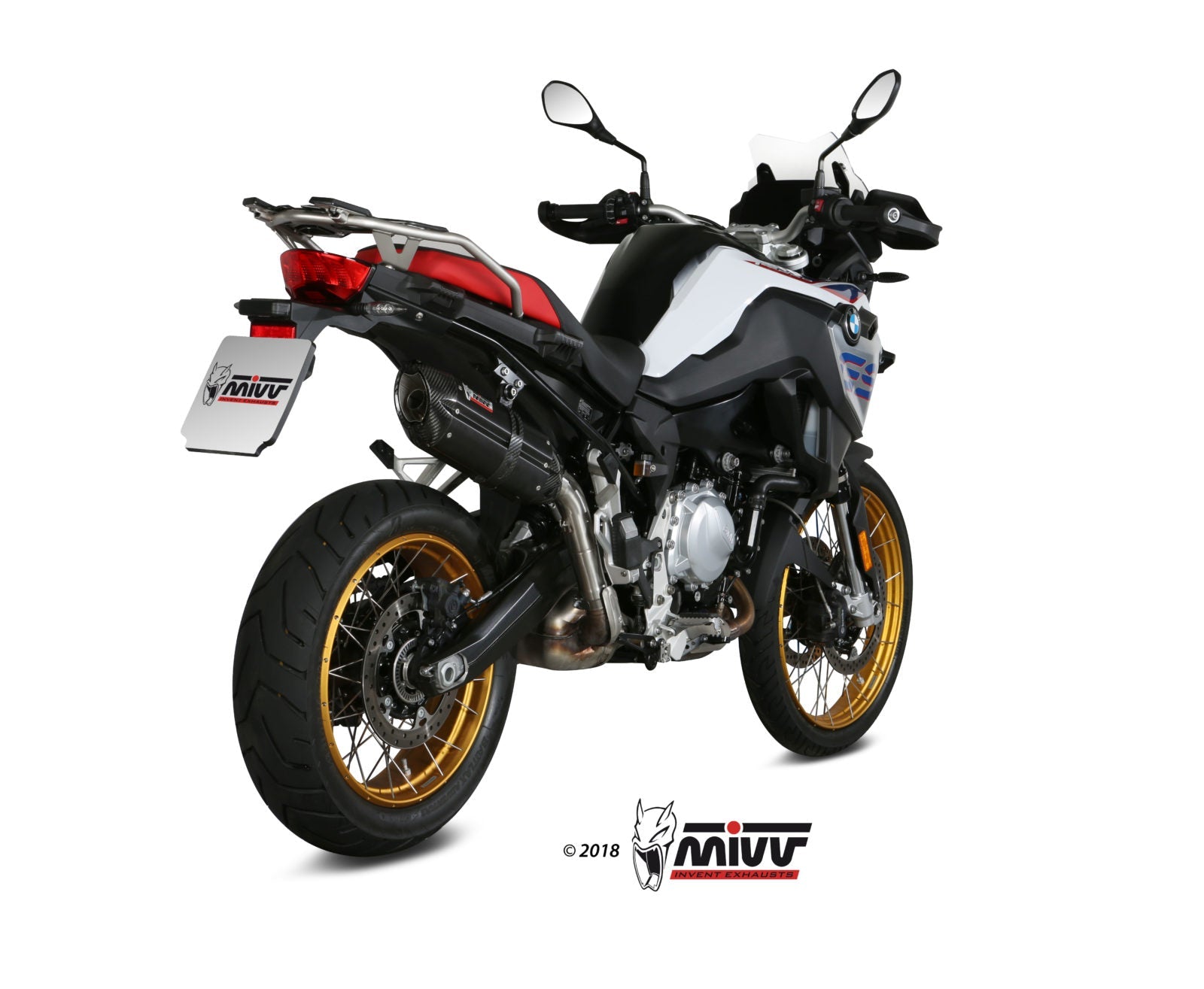 Mivv Sound Slip-On Exhaust For BMW F850GS 2018-22