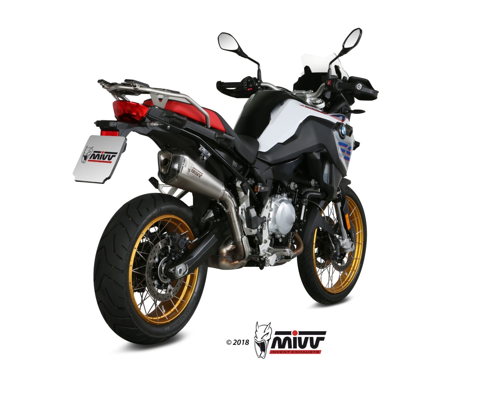 Mivv Delta Race Slip-On Exhaust For BMW F850GS 2018-22