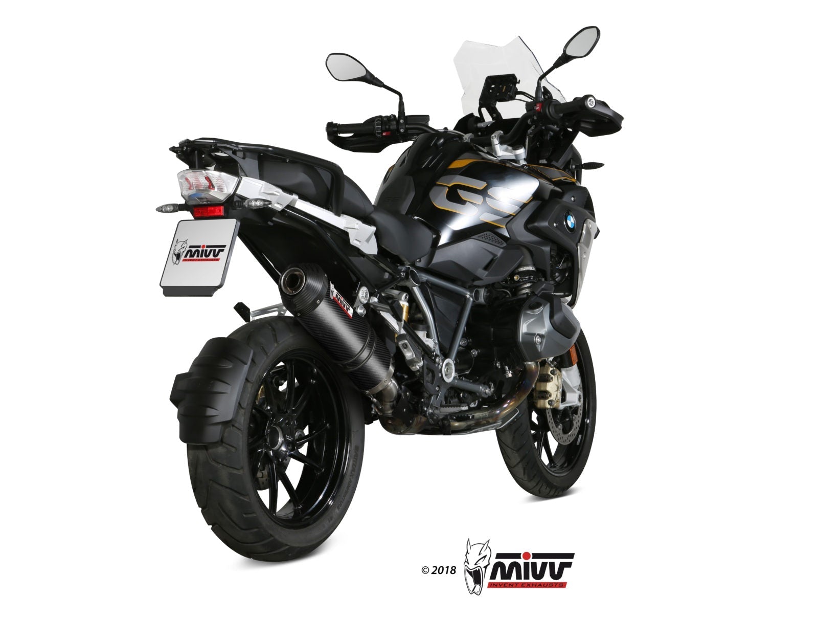 Mivv Oval Slip-On Exhaust for BMW R 1250 GS 2019-22