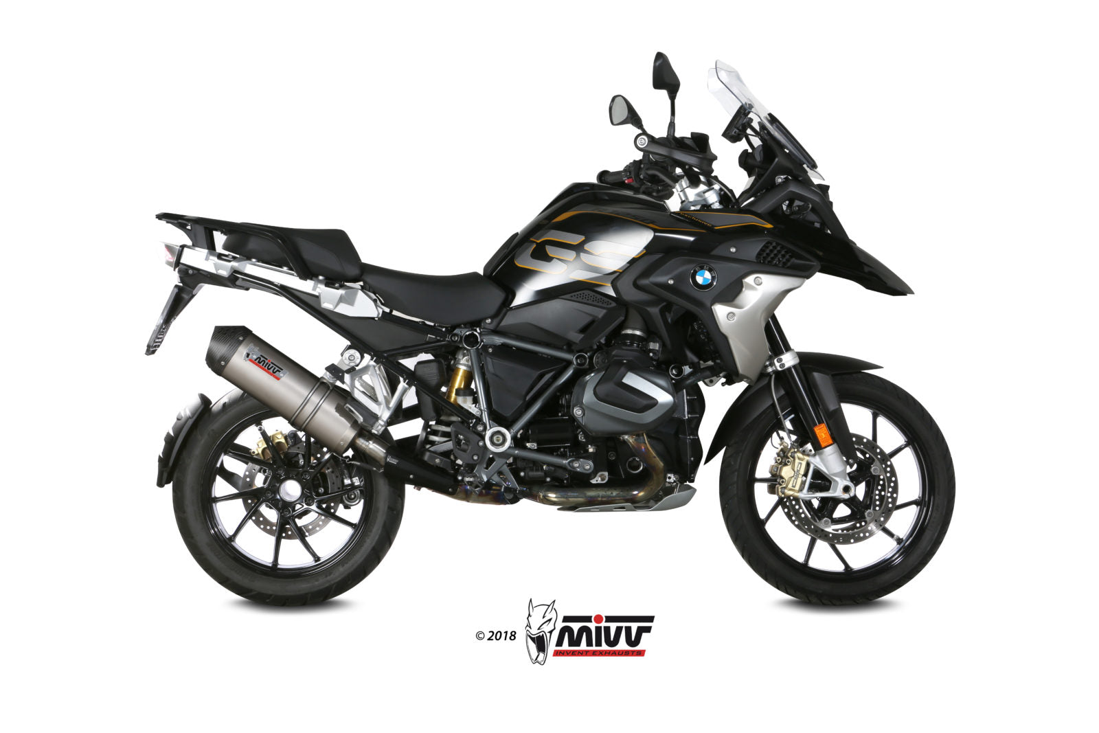 Mivv Oval Slip-On Exhaust for BMW R 1250 GSA 2019-22