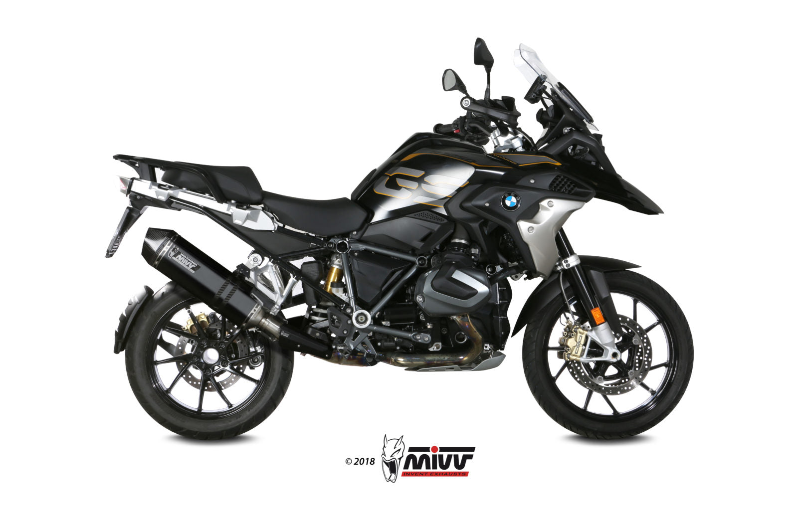 Mivv Speed Edge Slip-On Exhaust for BMW R 1250 GSA 2019-22