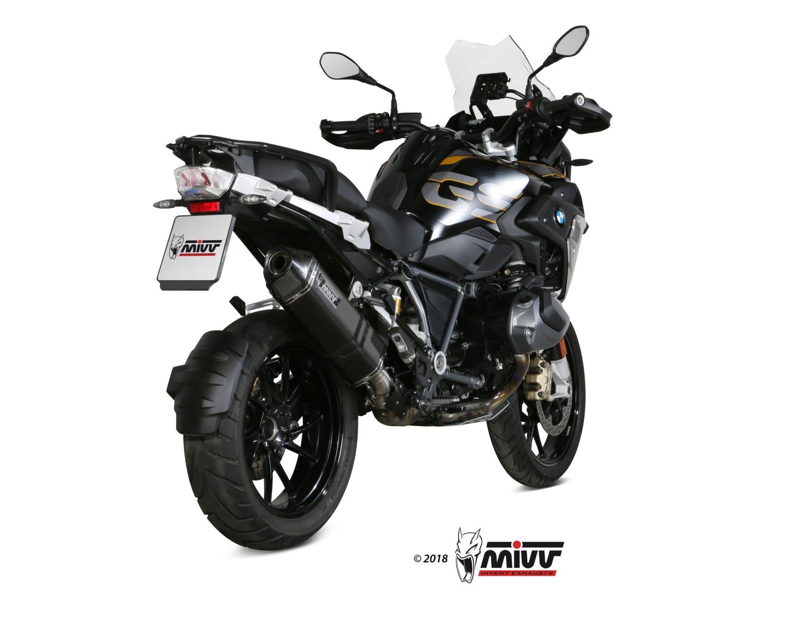 Mivv Speed Edge Slip-On Exhaust for BMW R 1250 GSA 2019-22
